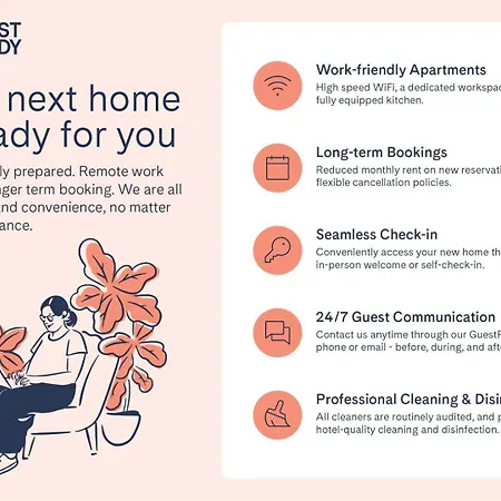 شقة Guestready - Sejour Chic Et Lumineux Avec Balcon *